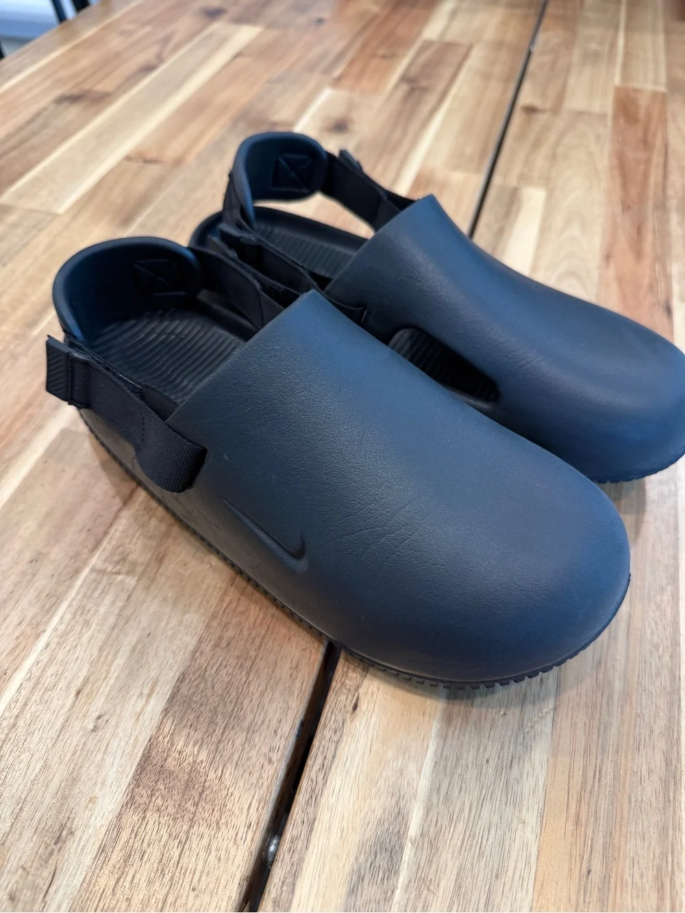 Men’s Nike Calm slide/sandals black Slip-On Clog with Heel Strap